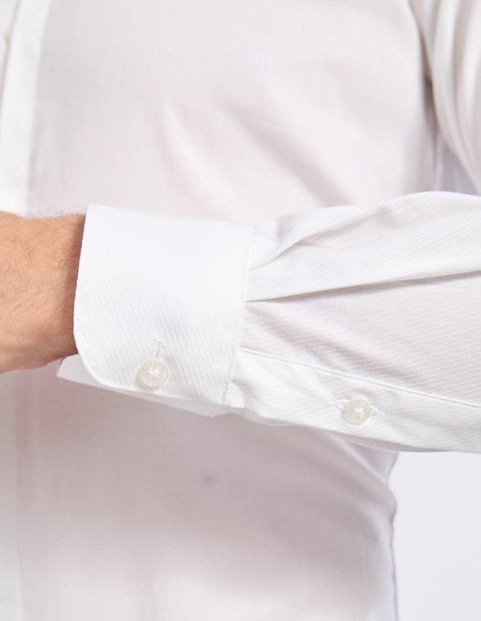 Camisa etiqueta de manga larga para hombre 2