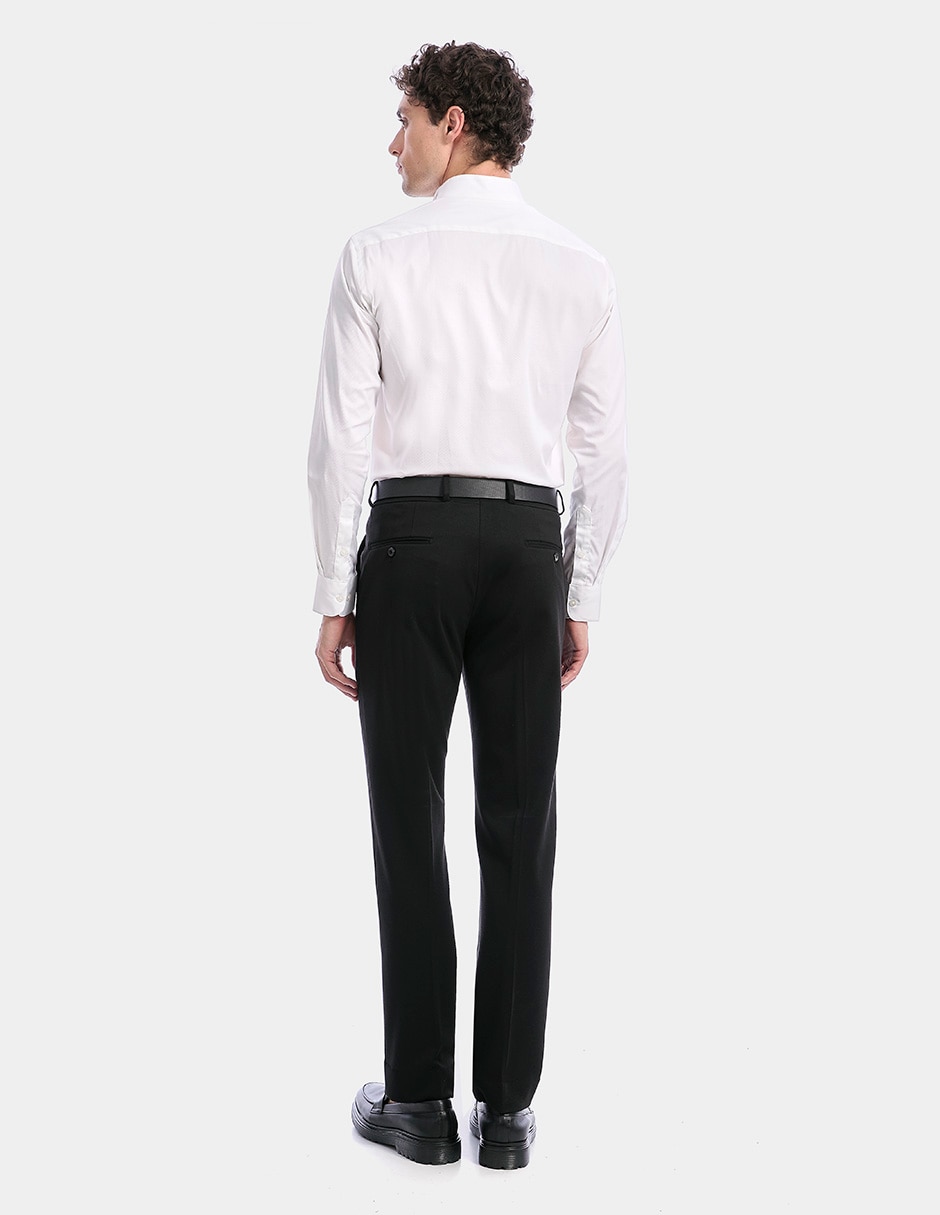 Camisa etiqueta de manga larga para hombre 5