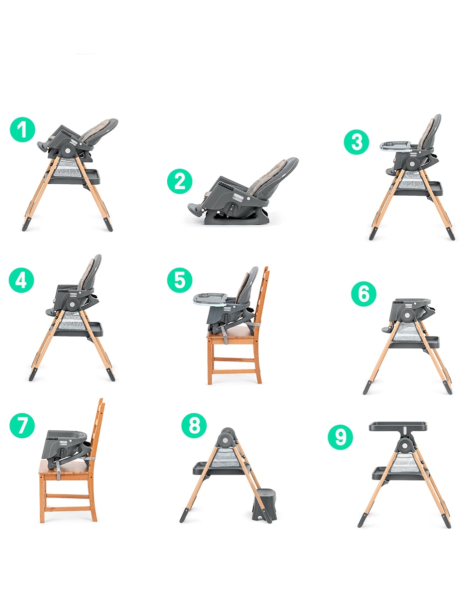 Silla alta DLX Wesley 6