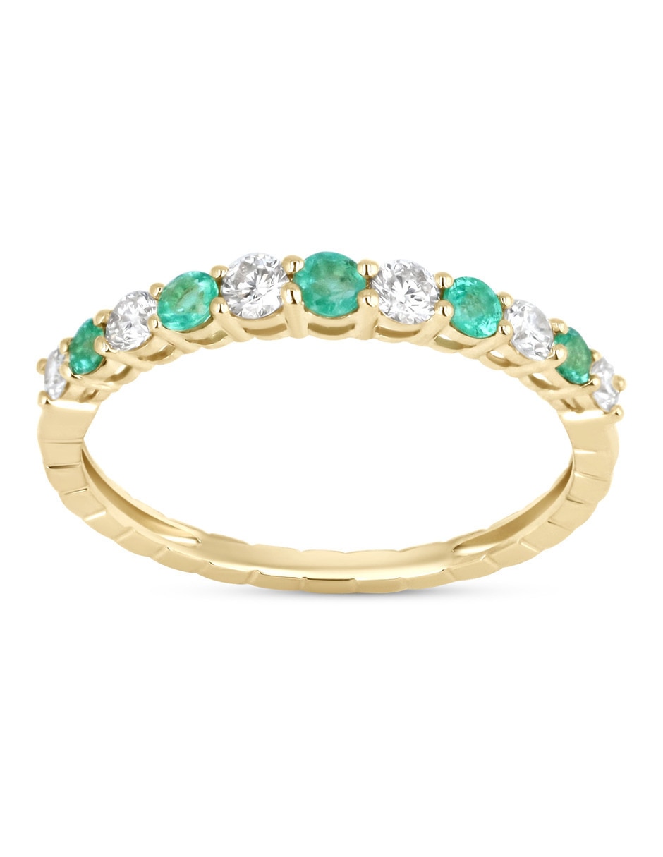 Churumbela de oro amarillo 14 K diamante