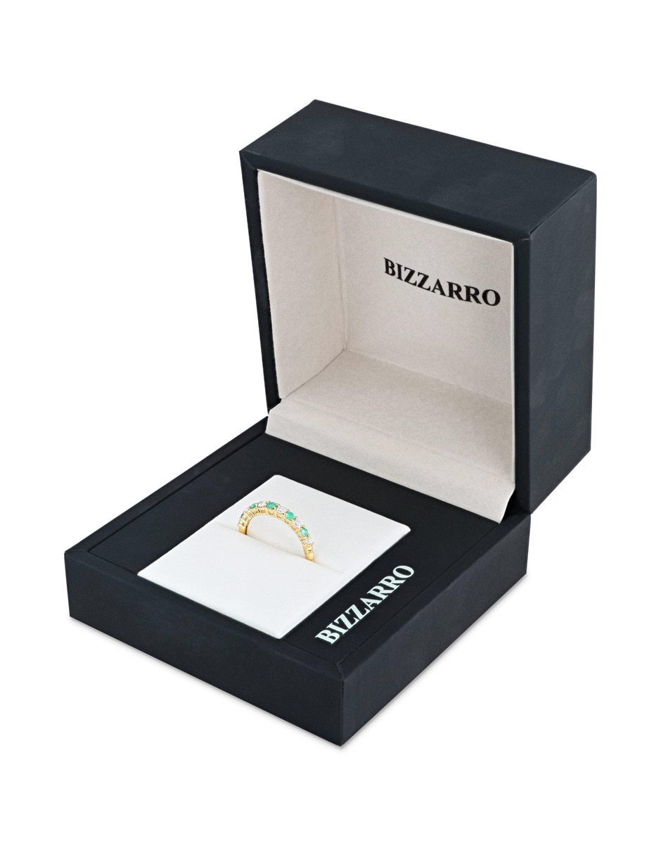 Churumbela de oro amarillo 14 K Joyerías Bizzarro diamante