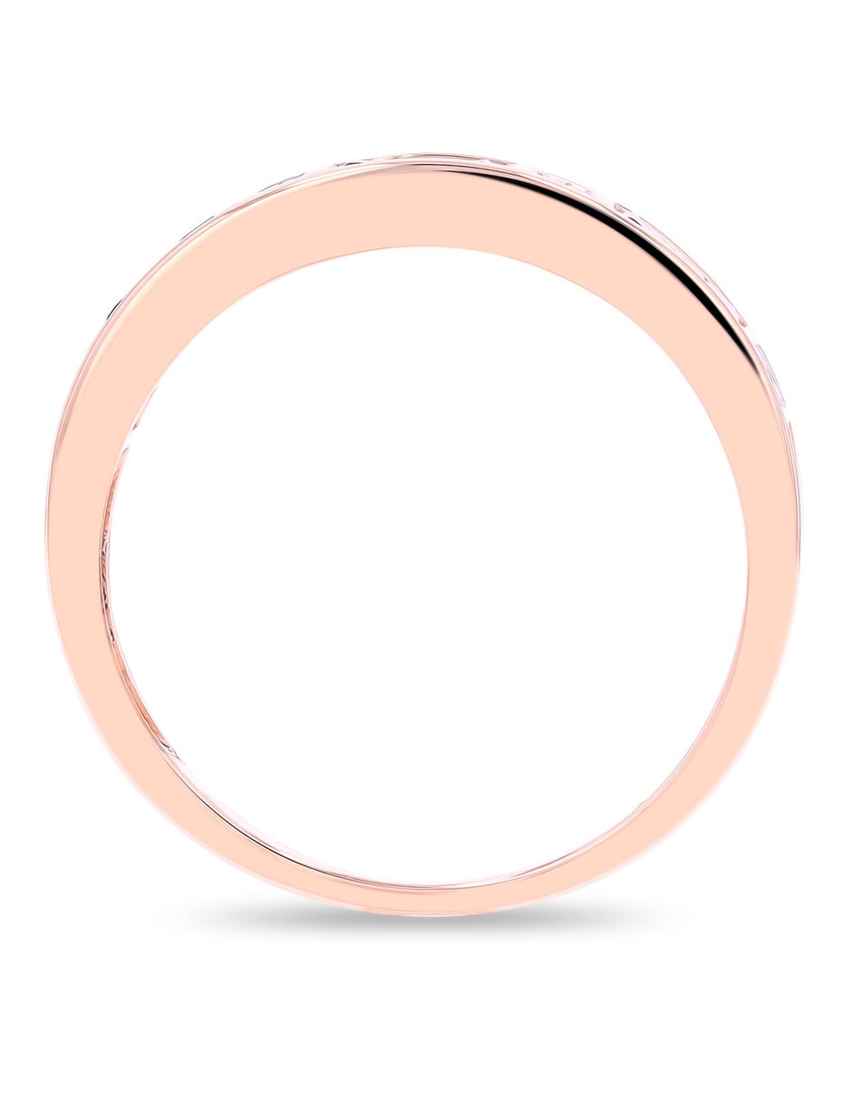 Churumbela de oro rosa 14 K Joyerías Bizzarro diamante