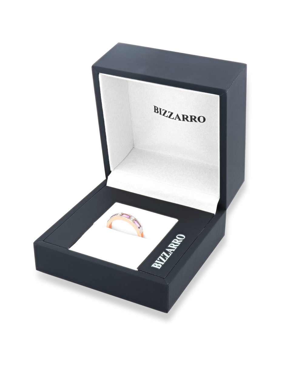 Churumbela de oro rosa 14 K Joyerías Bizzarro diamante