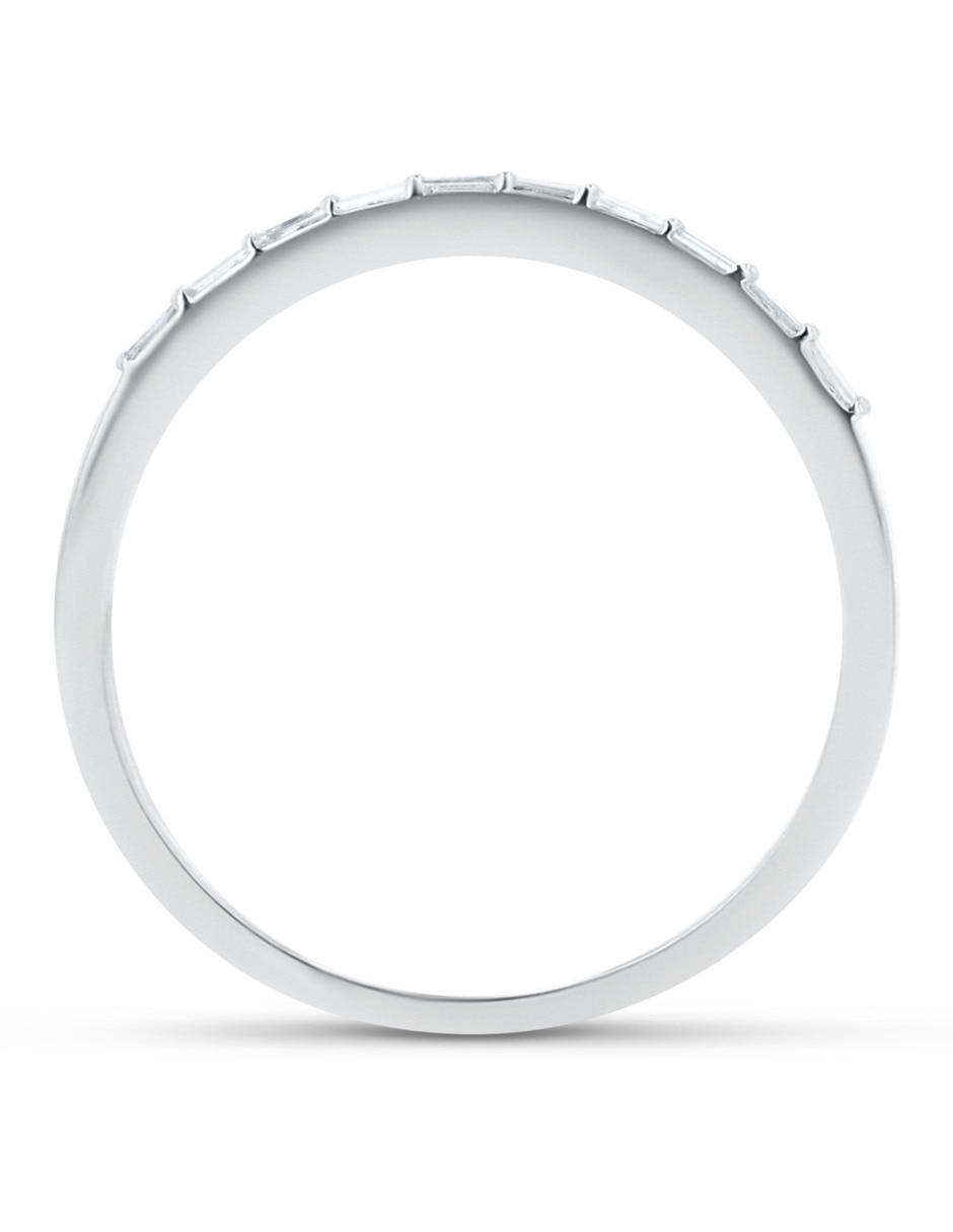 Churumbela de oro blanco 14 K Joyerías Bizzarro diamante