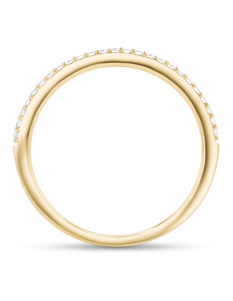 Churumbela de oro amarillo 14 K Joyerías Bizzarro diamante