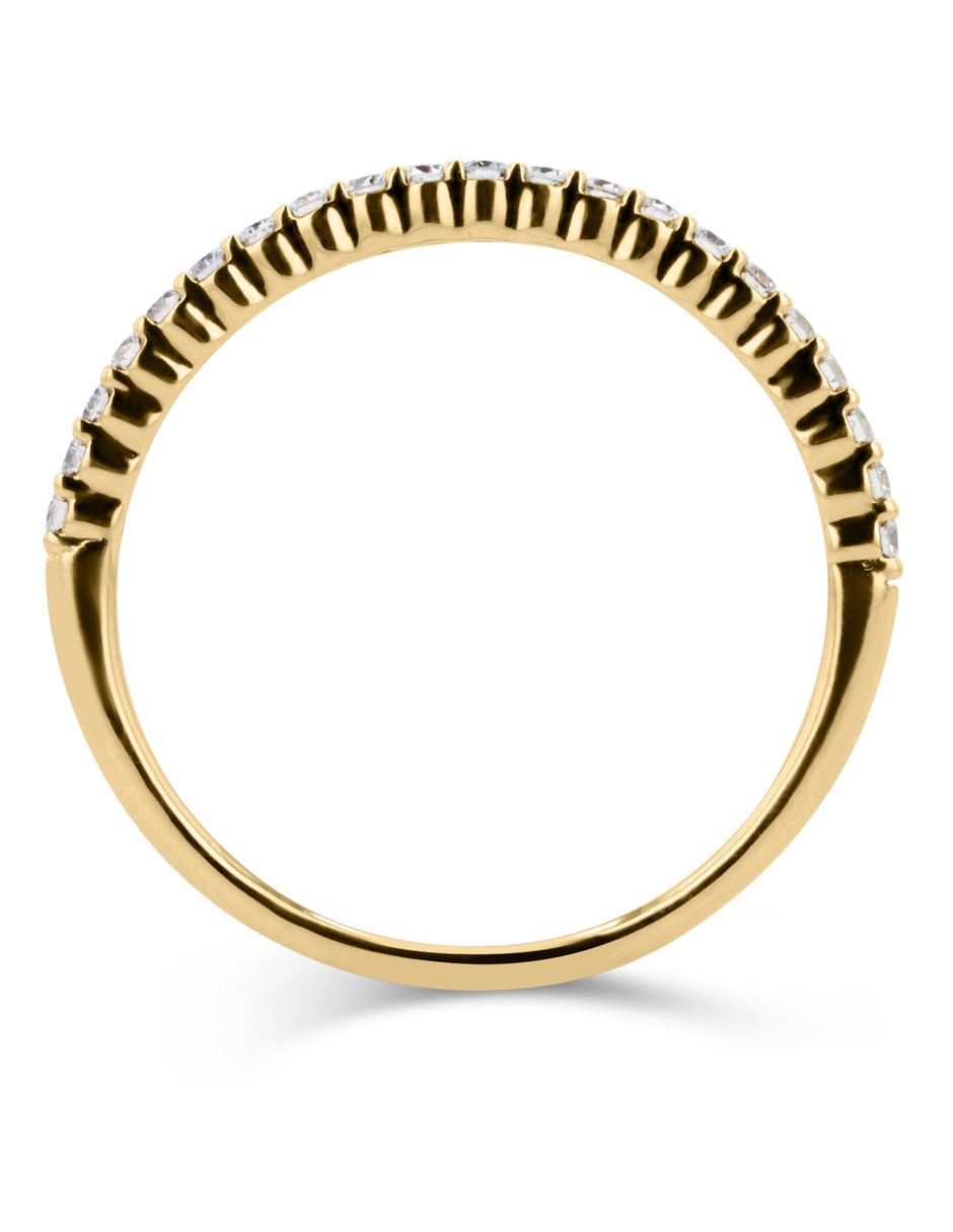 Churumbela de oro 14 k diamante 4