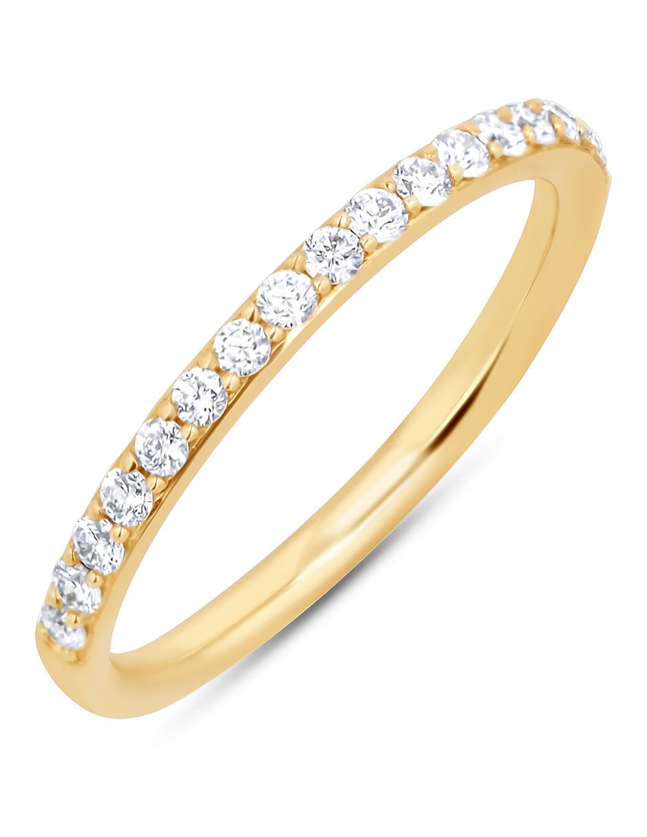 Churumbela de oro amarillo 14 K Joyerías Bizzarro diamante