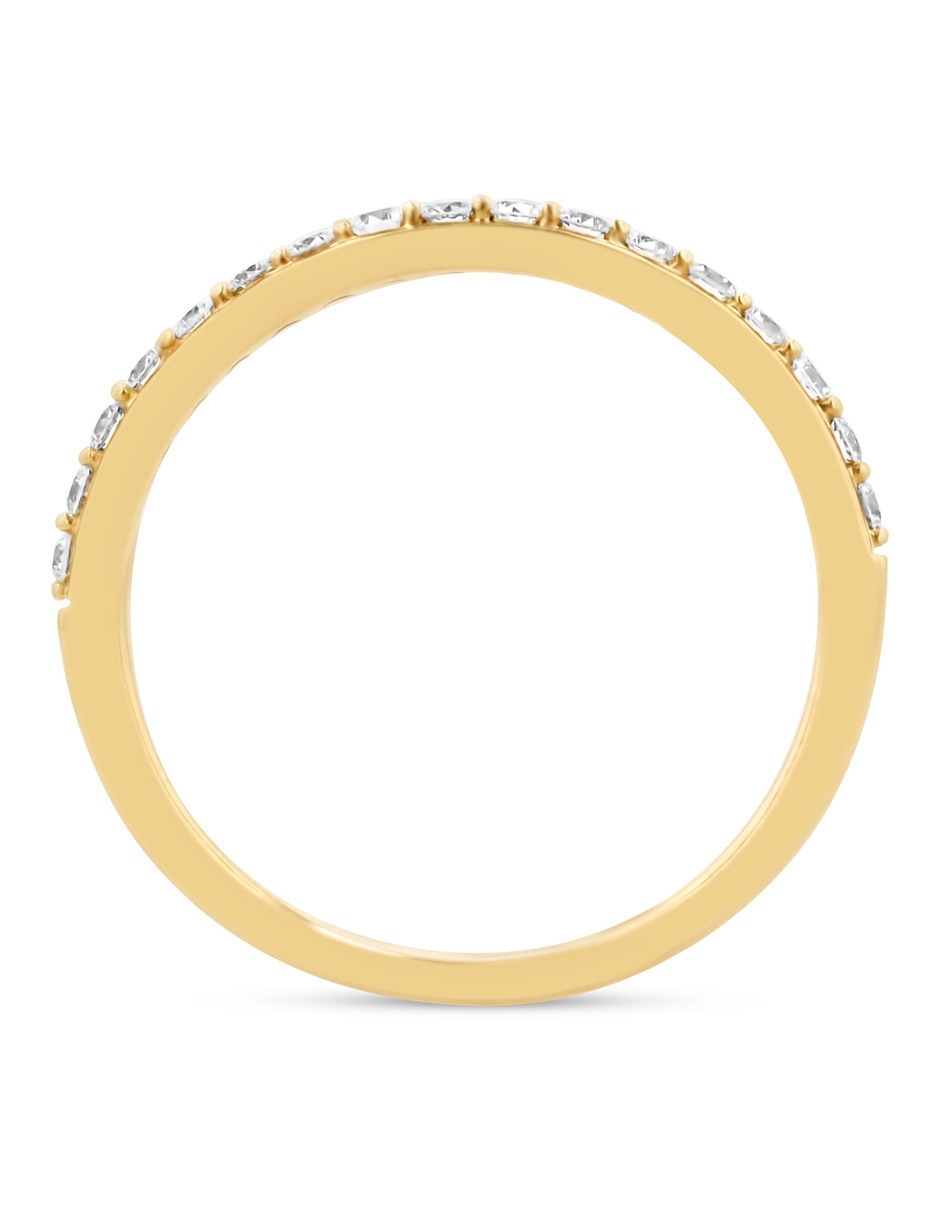 Churumbela de oro amarillo 14 K Joyerías Bizzarro diamante