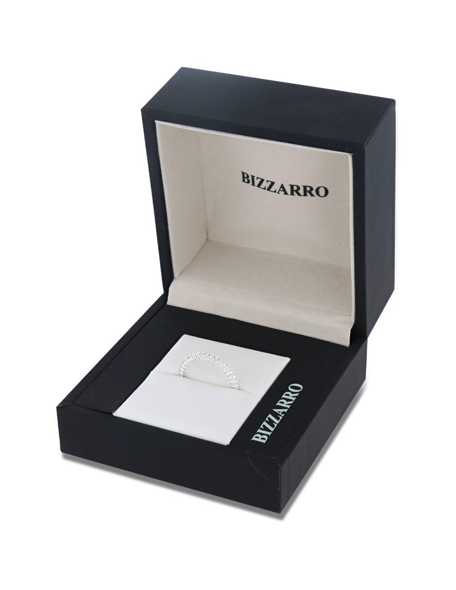 Churumbela de oro blanco 14 k diamante