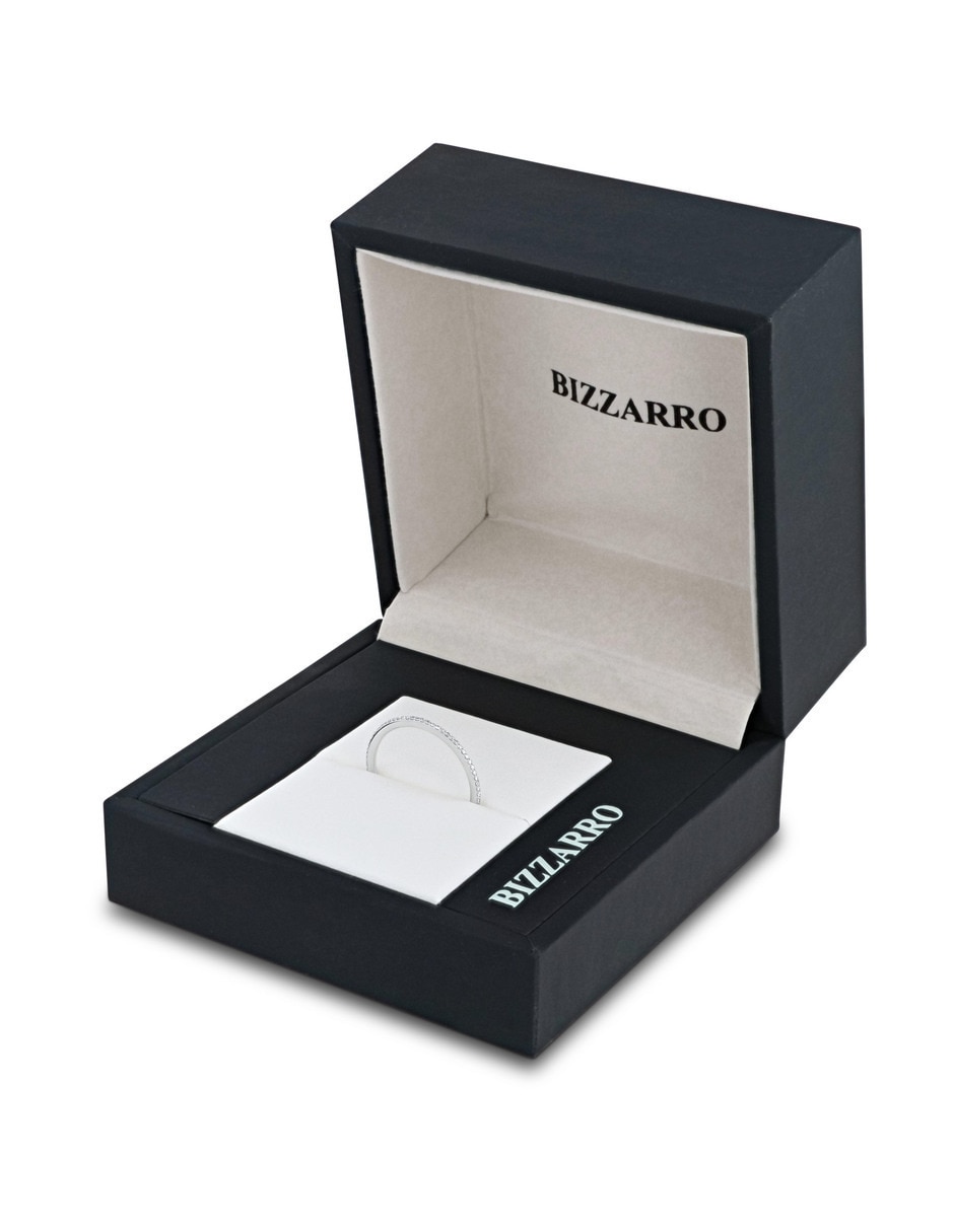 Churumbela de oro blanco 14 K Joyerías Bizzarro diamante
