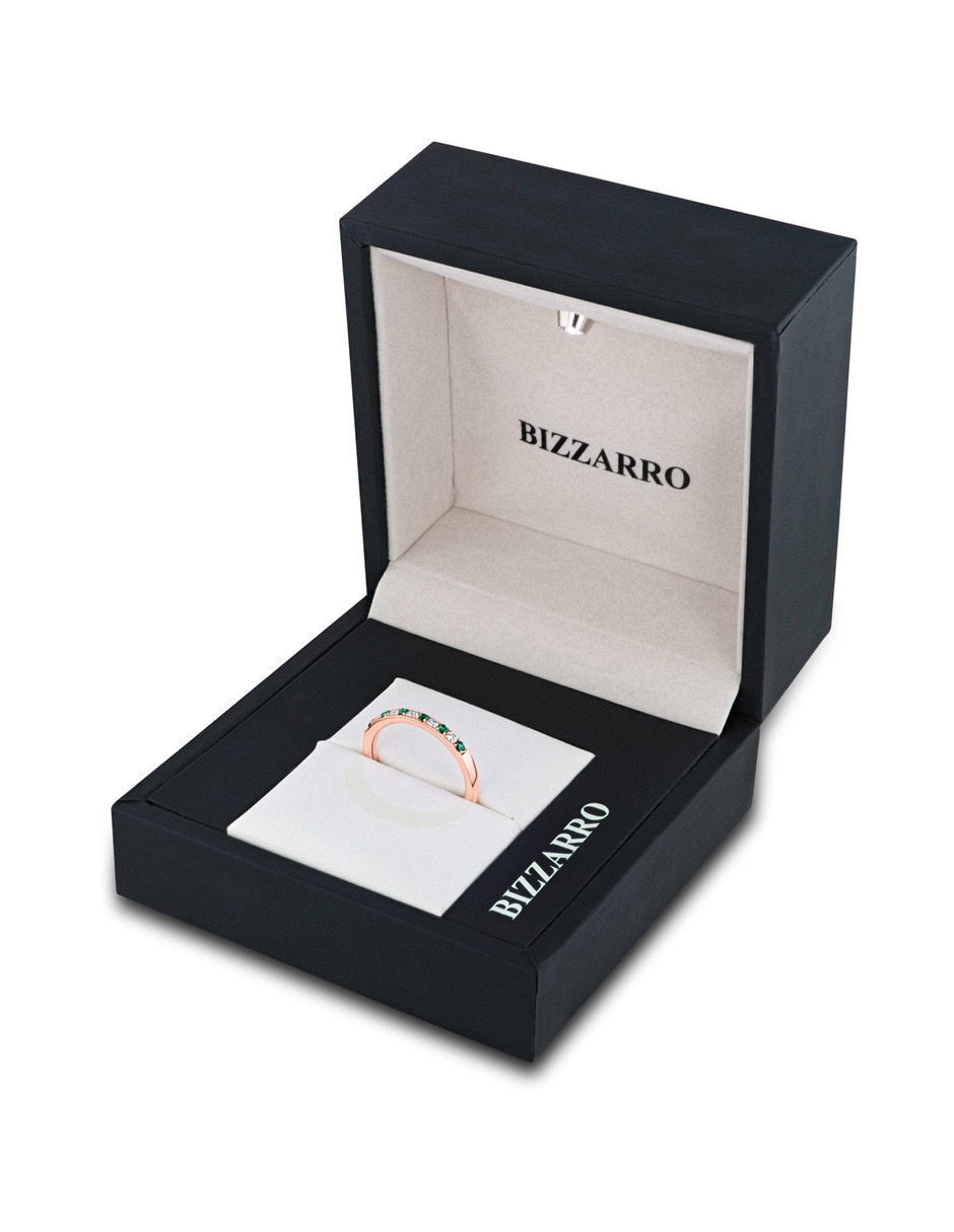 Churumbela de oro rosa 14 K Joyerías Bizzarro diamante