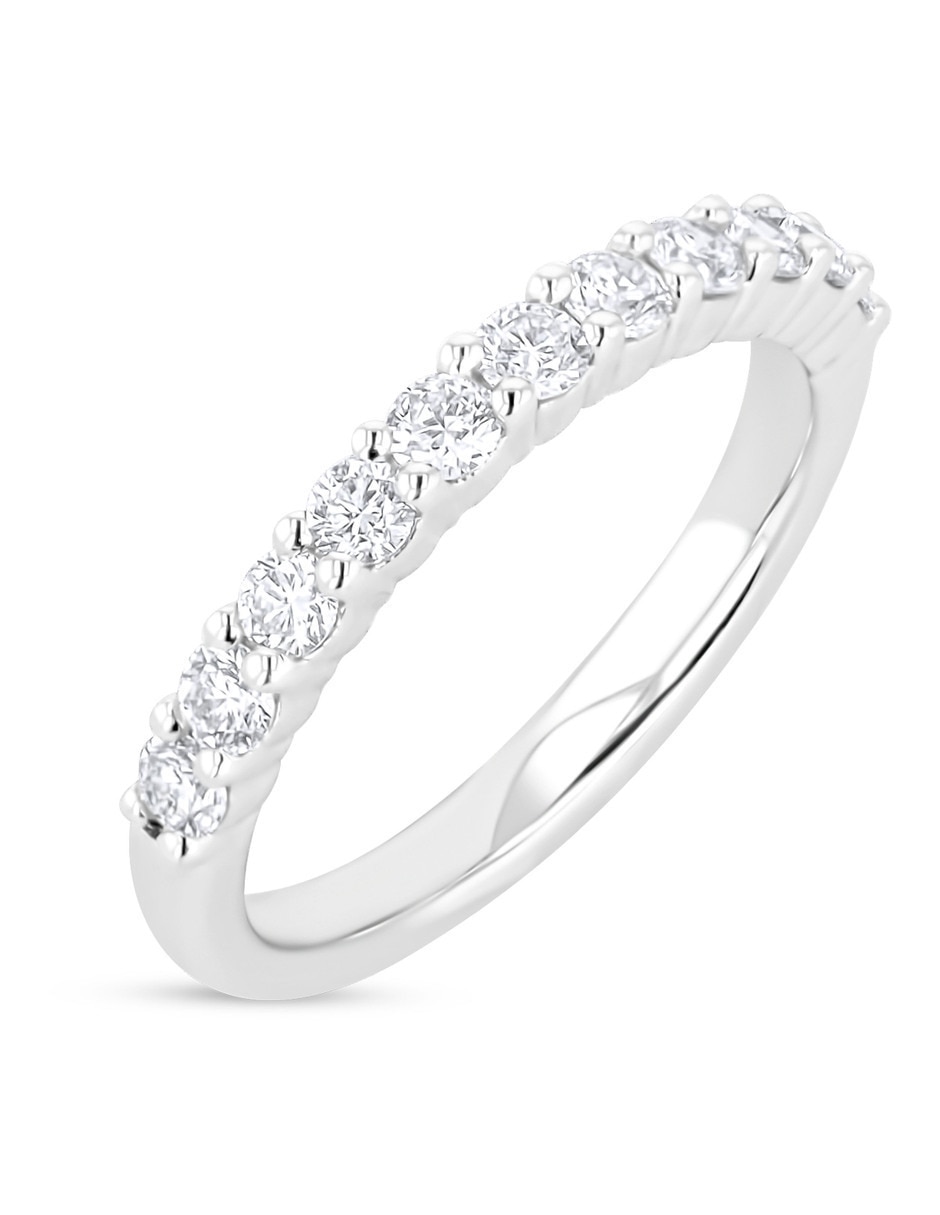 Churumbela de oro blanco 14 K diamante 2
