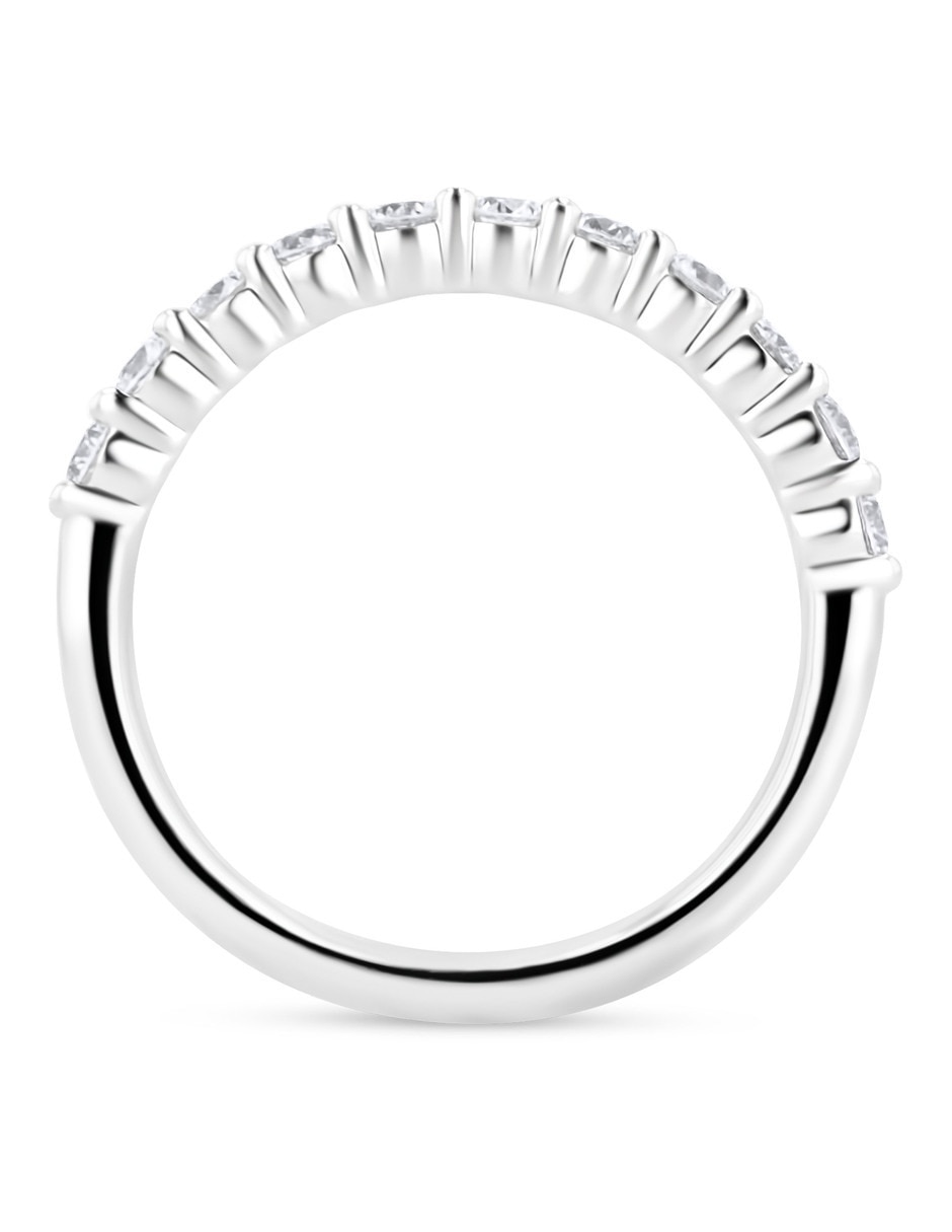 Churumbela de oro blanco 14 K diamante 3