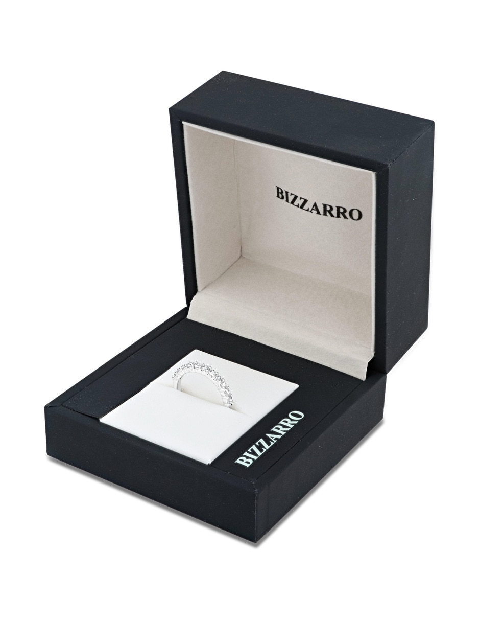 Churumbela de oro blanco 14 K diamante 4