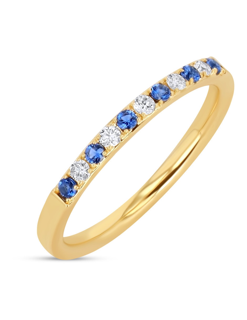 Churumbela de oro amarillo 14 K diamante 2
