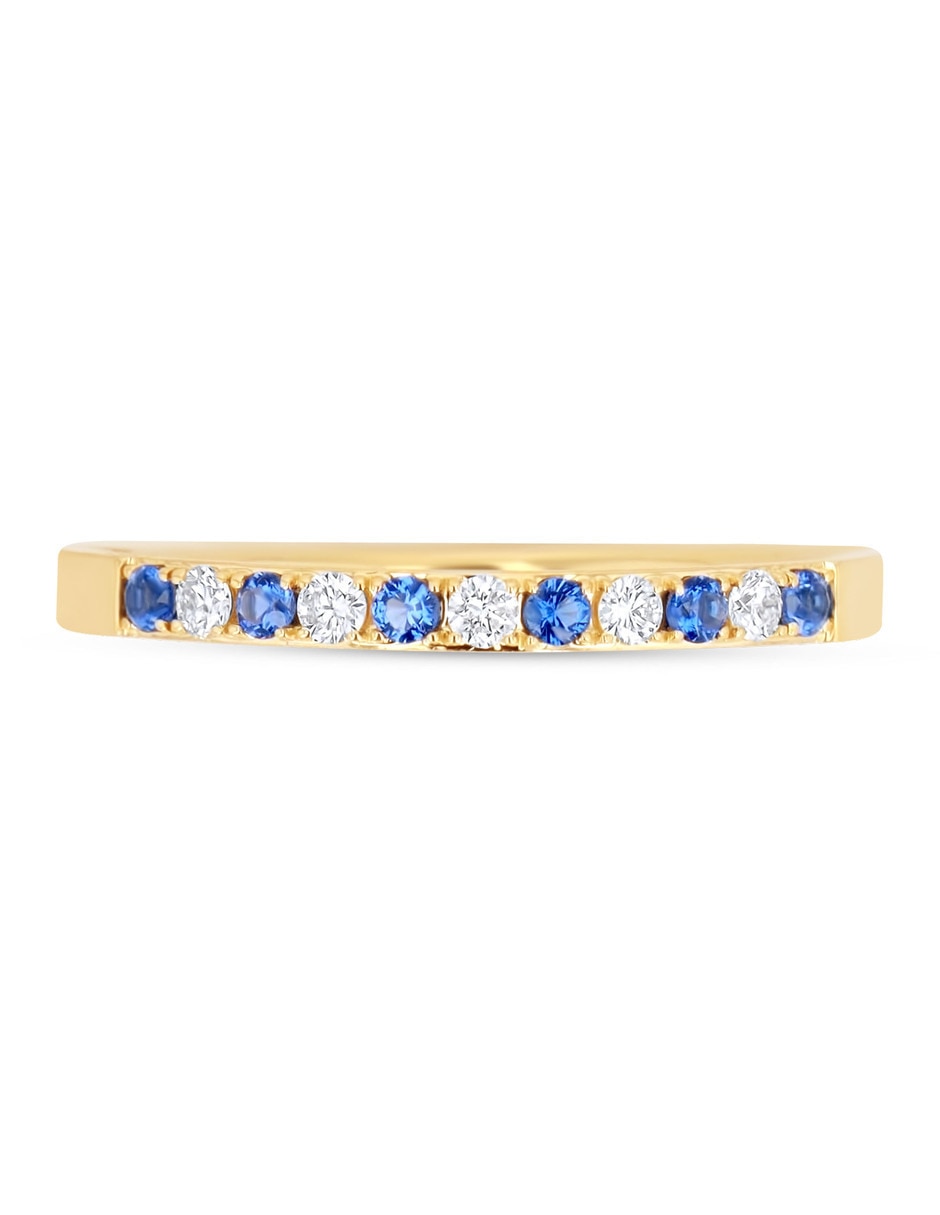 Churumbela de oro amarillo 14 K diamante 5