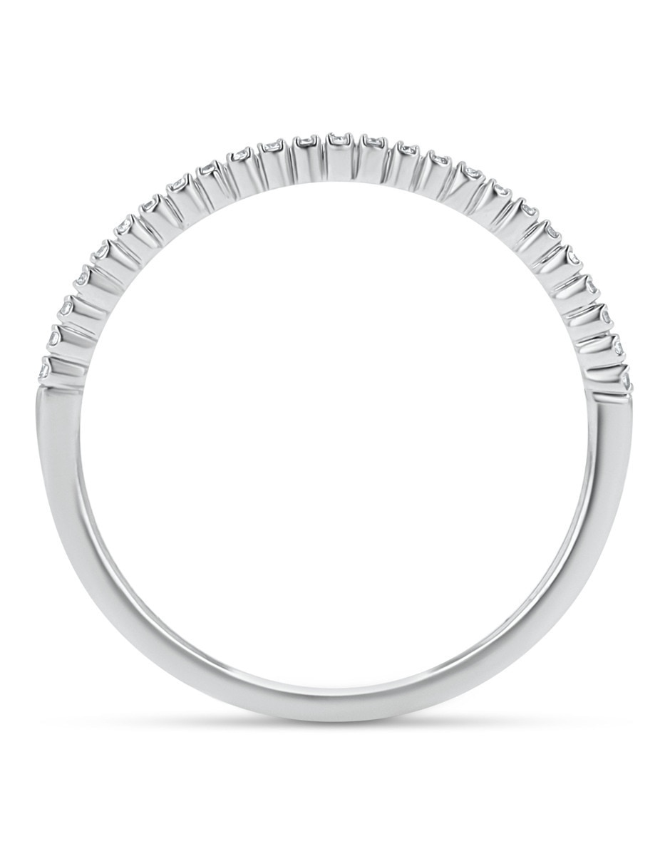 Churumbela de oro blanco 14 K Joyerías Bizzarro diamante