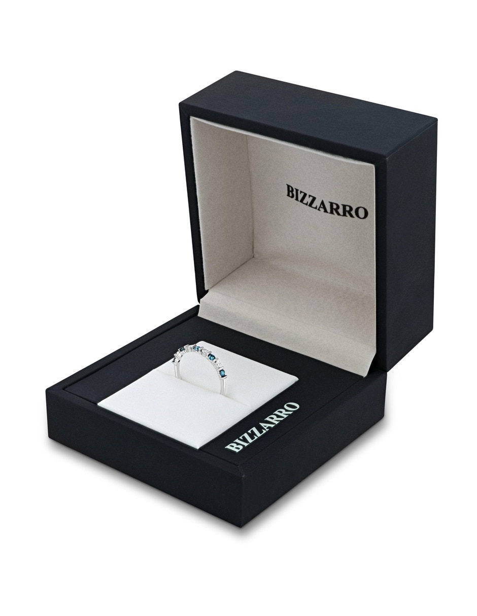Churumbela de oro blanco 14 k diamante 3