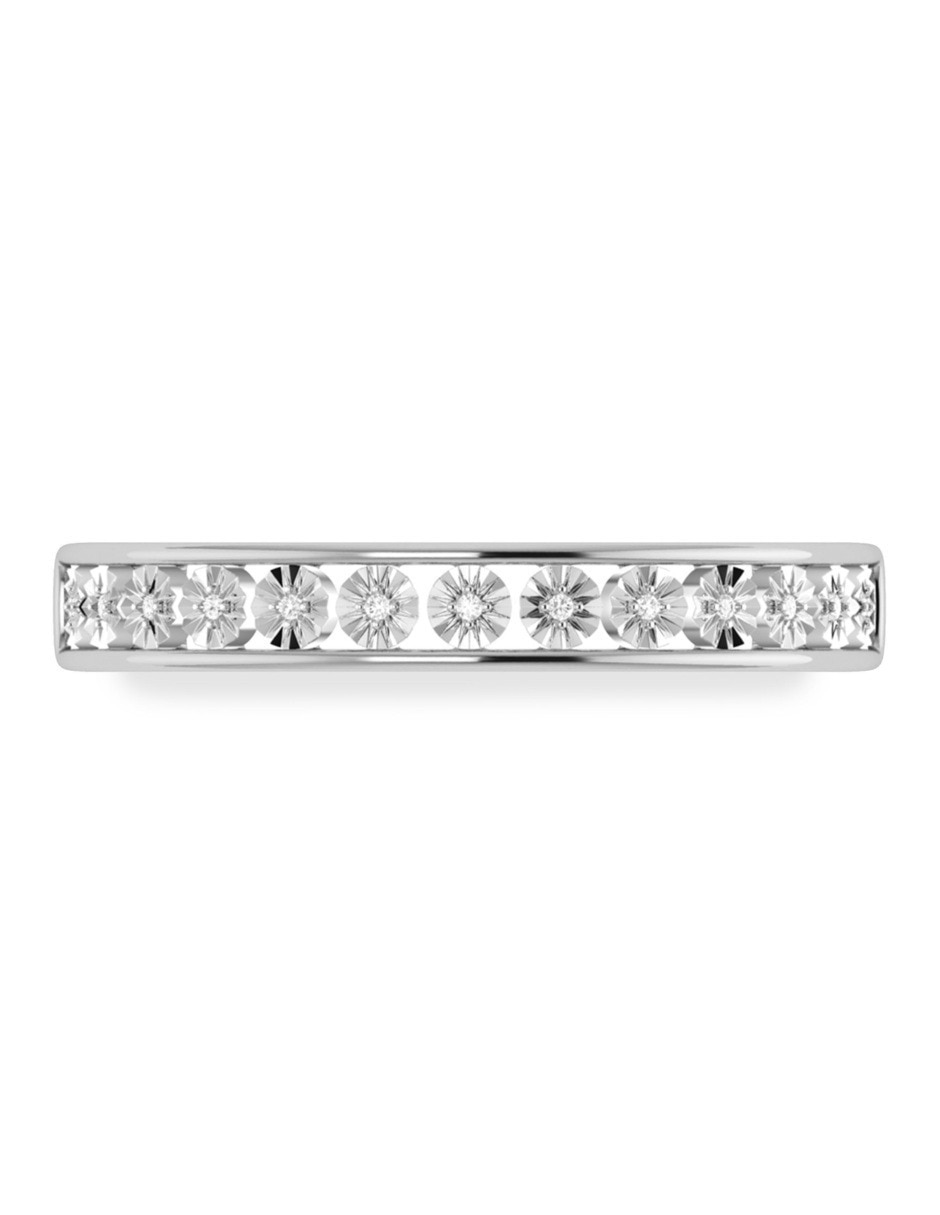 Churumbela de oro blanco 14 K Joyerías Bizzarro diamante