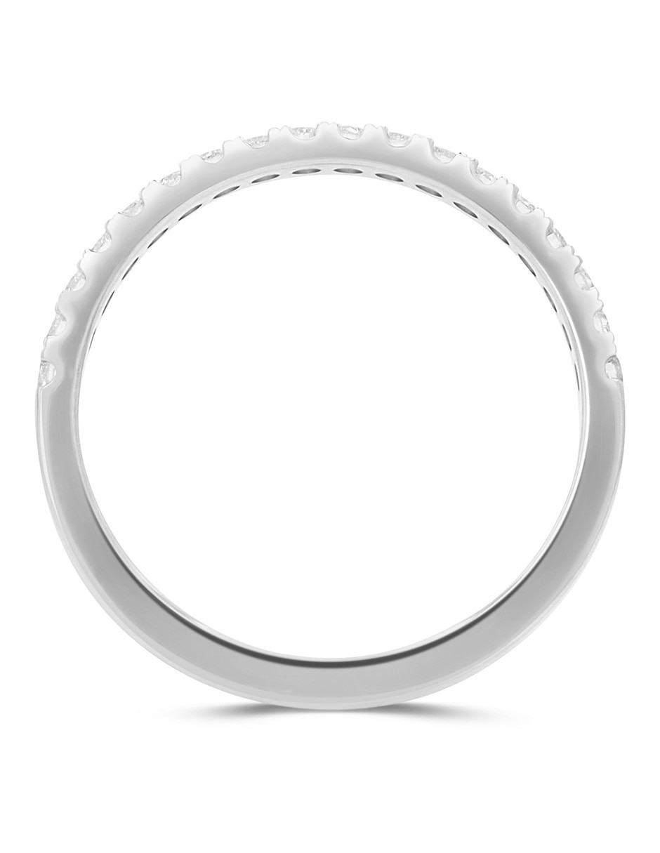 Churumbela de oro blanco 14 K diamante 3