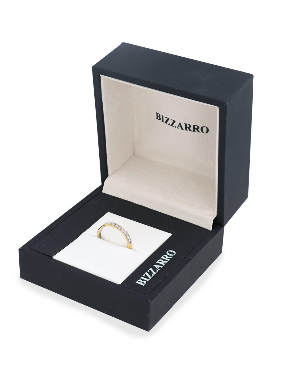 Churumbela de oro amarillo 14 K Joyerías Bizzarro diamante
