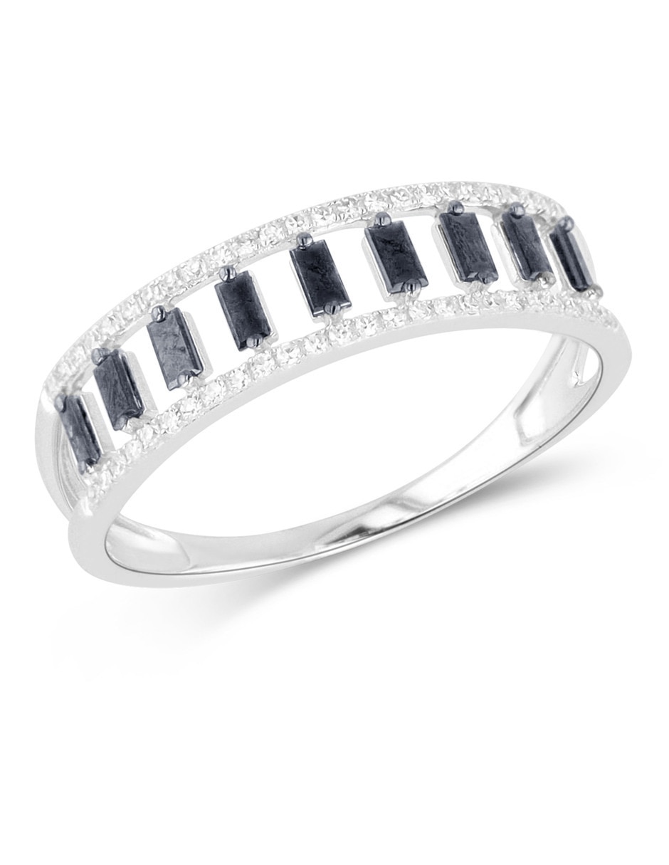 Churumbela de oro blanco 14 K Joyerías Bizzarro diamante
