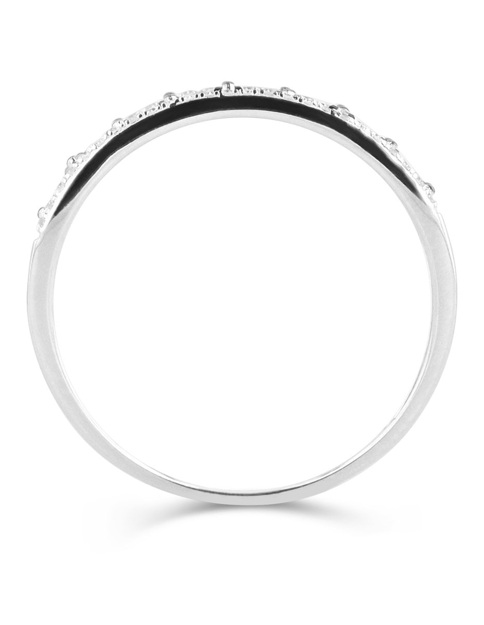 Churumbela de oro blanco 14 K Joyerías Bizzarro diamante