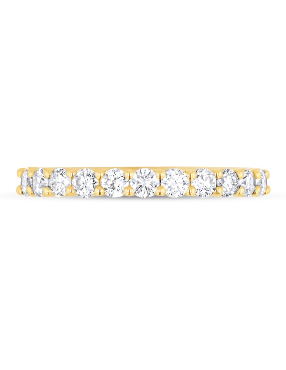 Churumbela de oro amarillo 14 K diamante 5