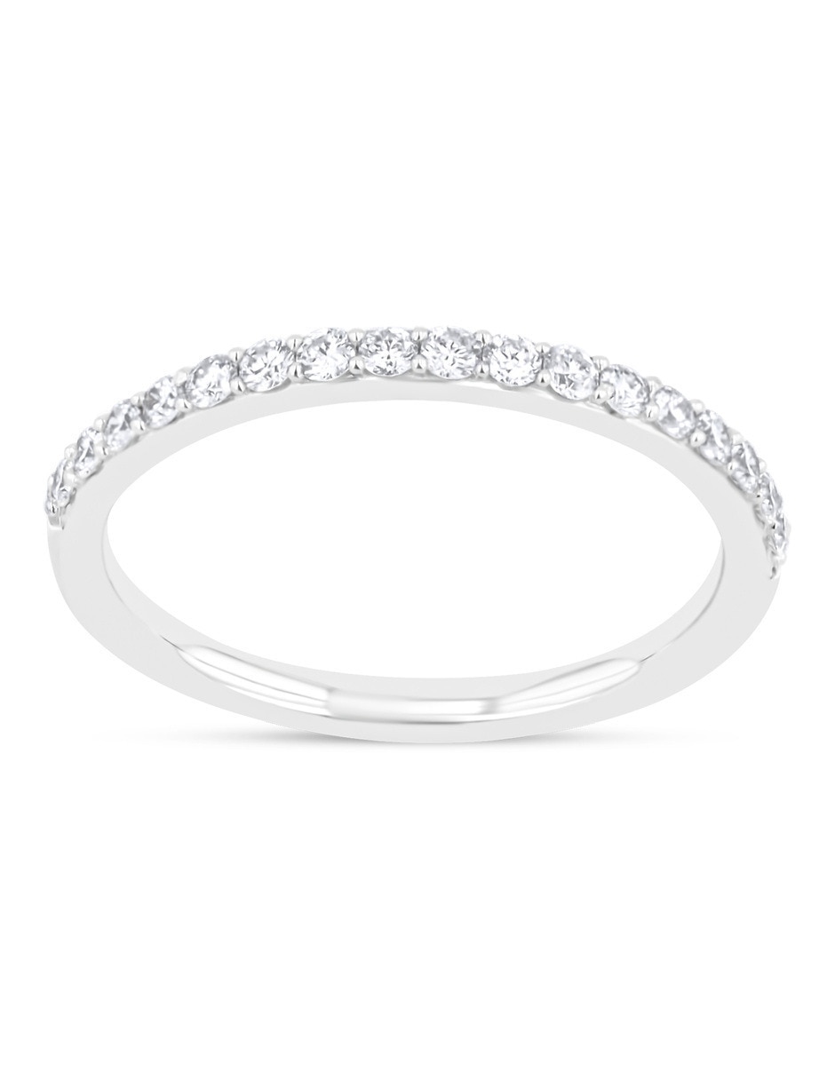Churumbela de oro blanco 14 K Joyerías Bizzarro diamante