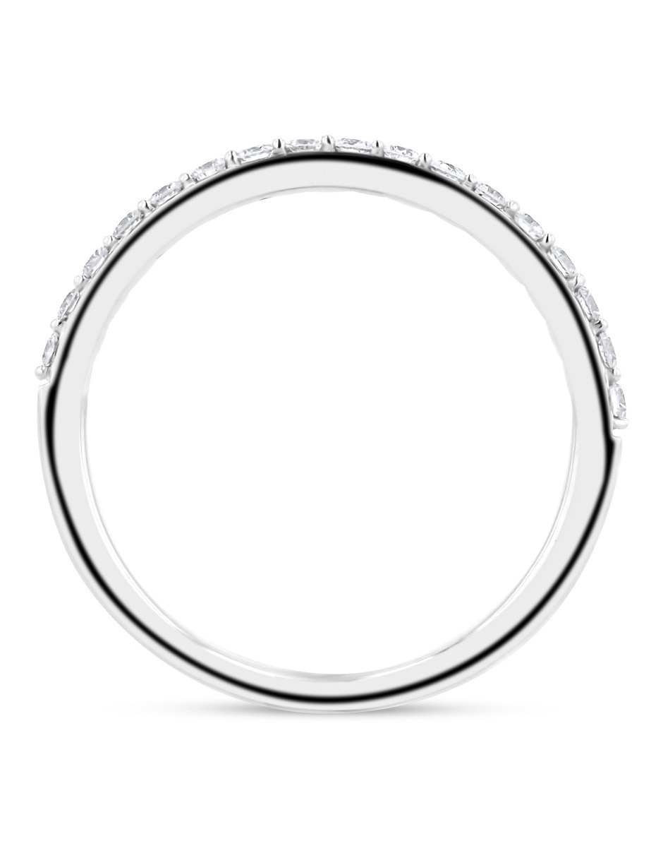 Churumbela de oro blanco 14 K Joyerías Bizzarro diamante