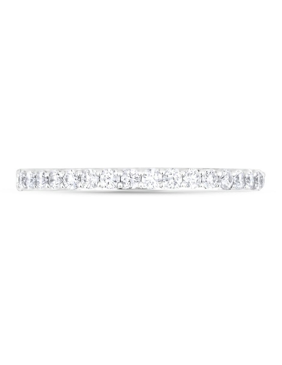 Churumbela de oro blanco 14 K Joyerías Bizzarro diamante