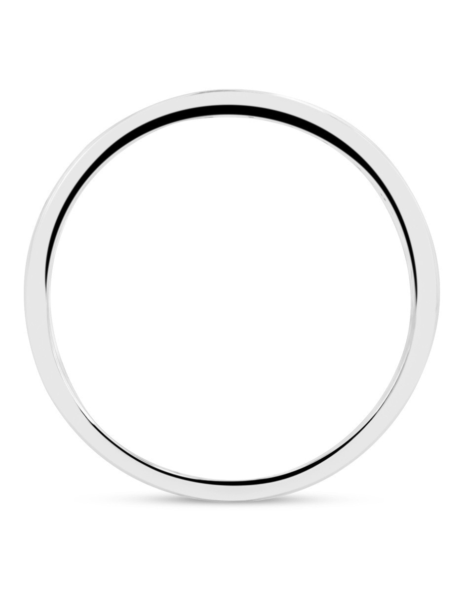 Churumbela de oro blanco 14 K Joyerías Bizzarro diamante