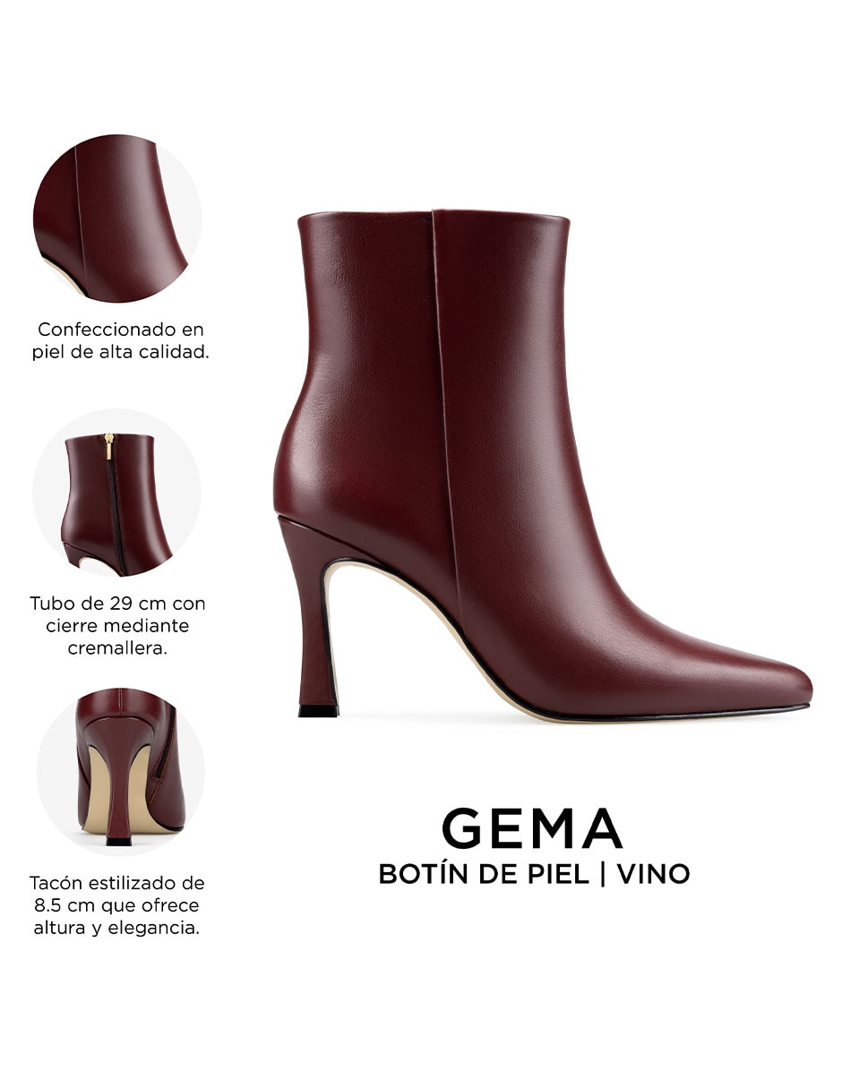 Botín arriba del tobillo botines davenia de piel para mujer 8