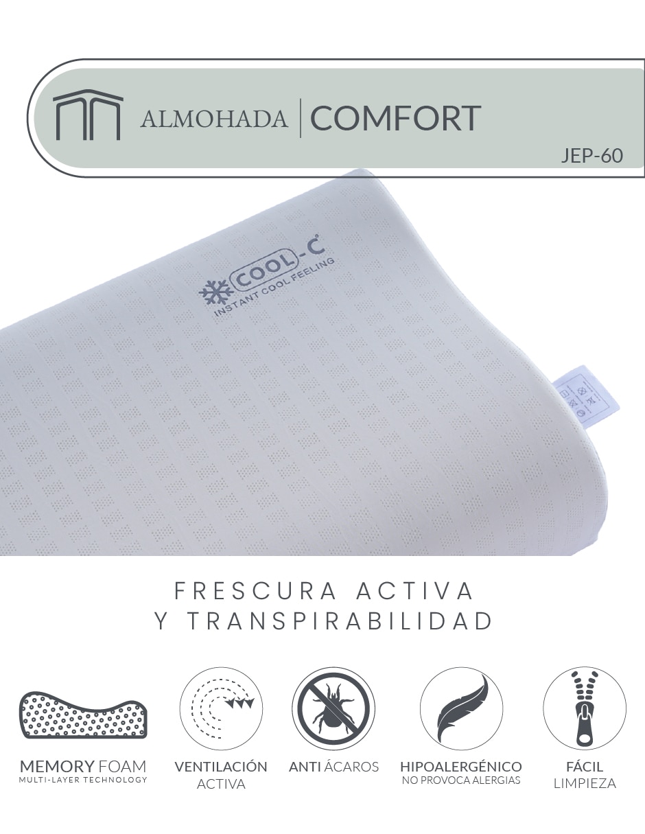 Almohada Japandi firmeza medio