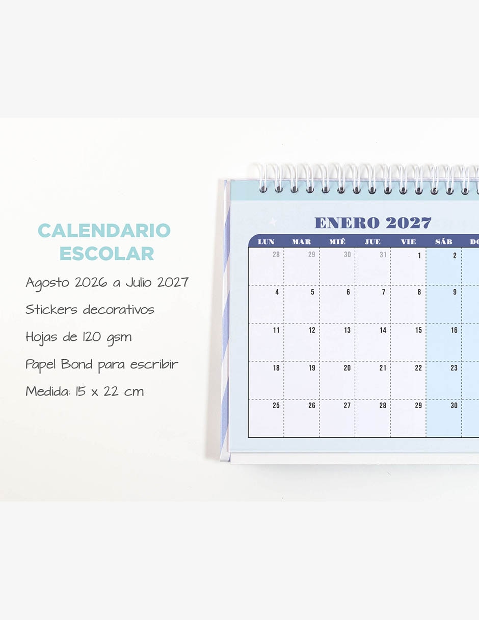 Calendario de pared The Yellow Clip Maestras