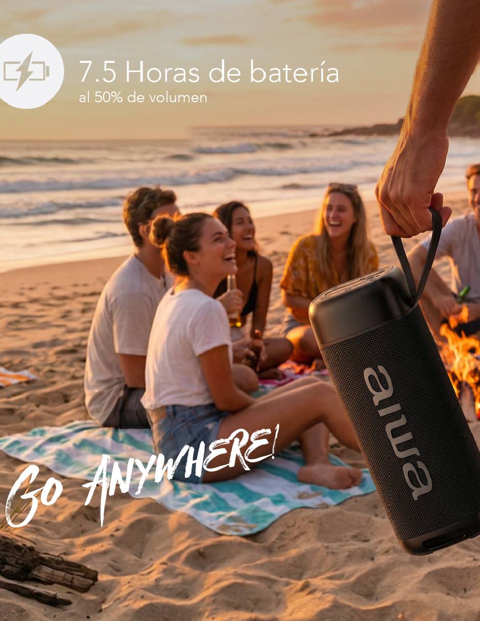 Bocina portátil AWS05BT bluetooth 6