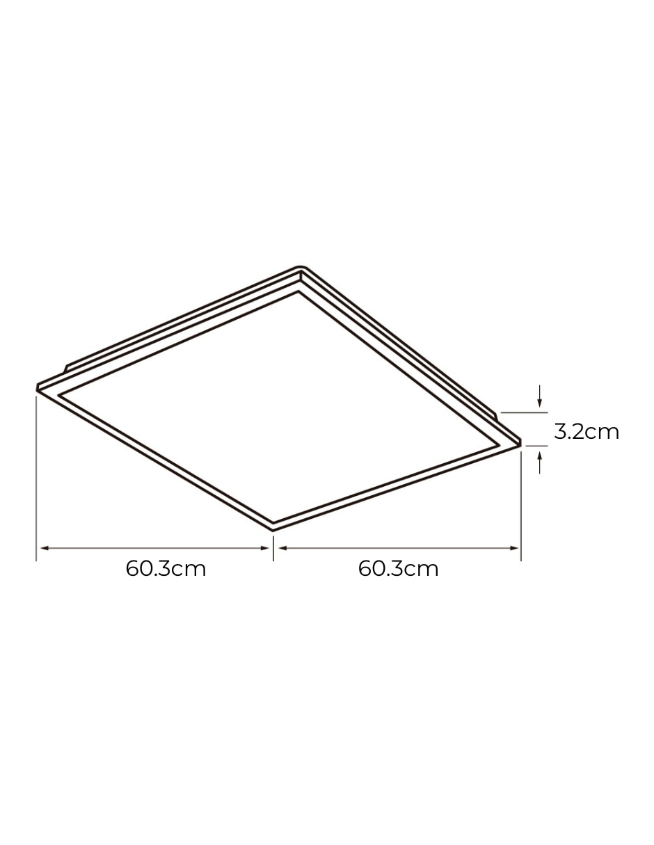 Plafón Tecnolite Led Acrux