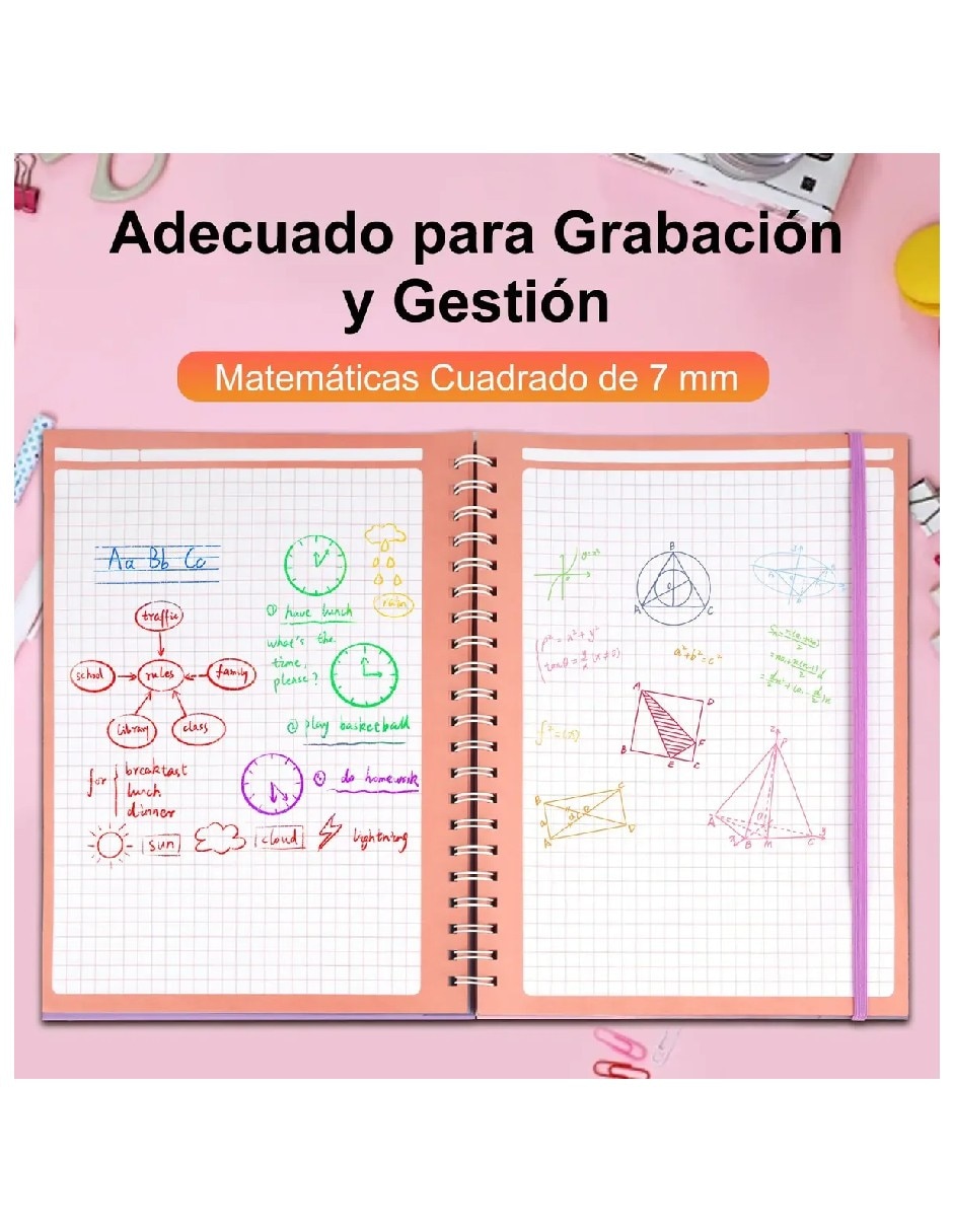 Set libreta Genérica cuadro grande