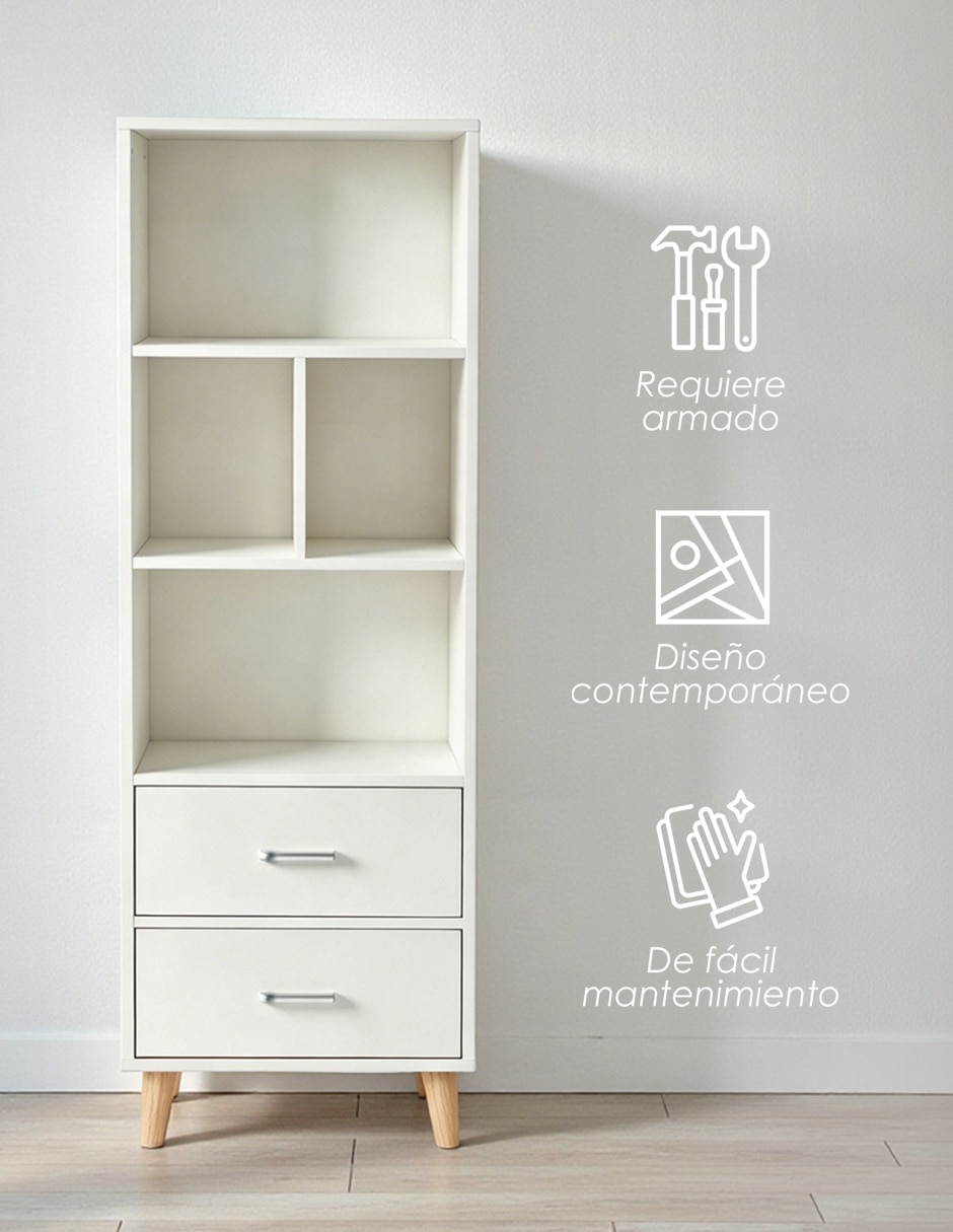 Librero armable de MDF 2