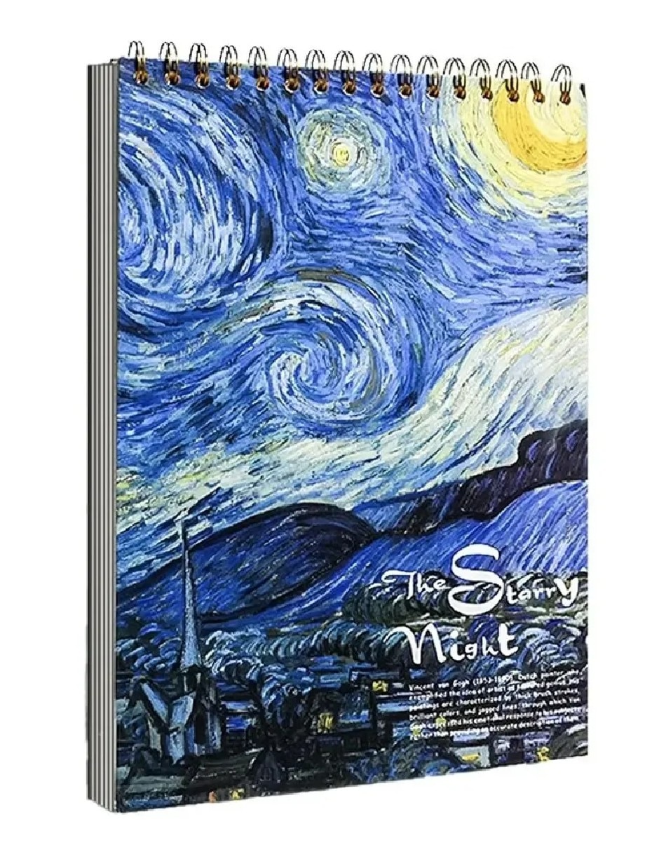 Libreta Genérica Vincent Van Gogh hoja blanca