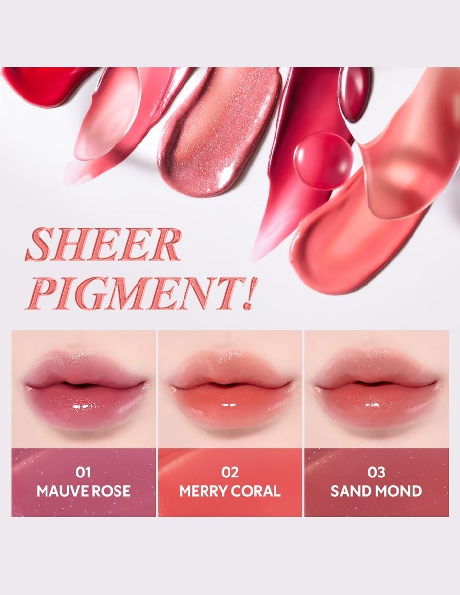 Tinta para labios brillante Waterism Glow 3
