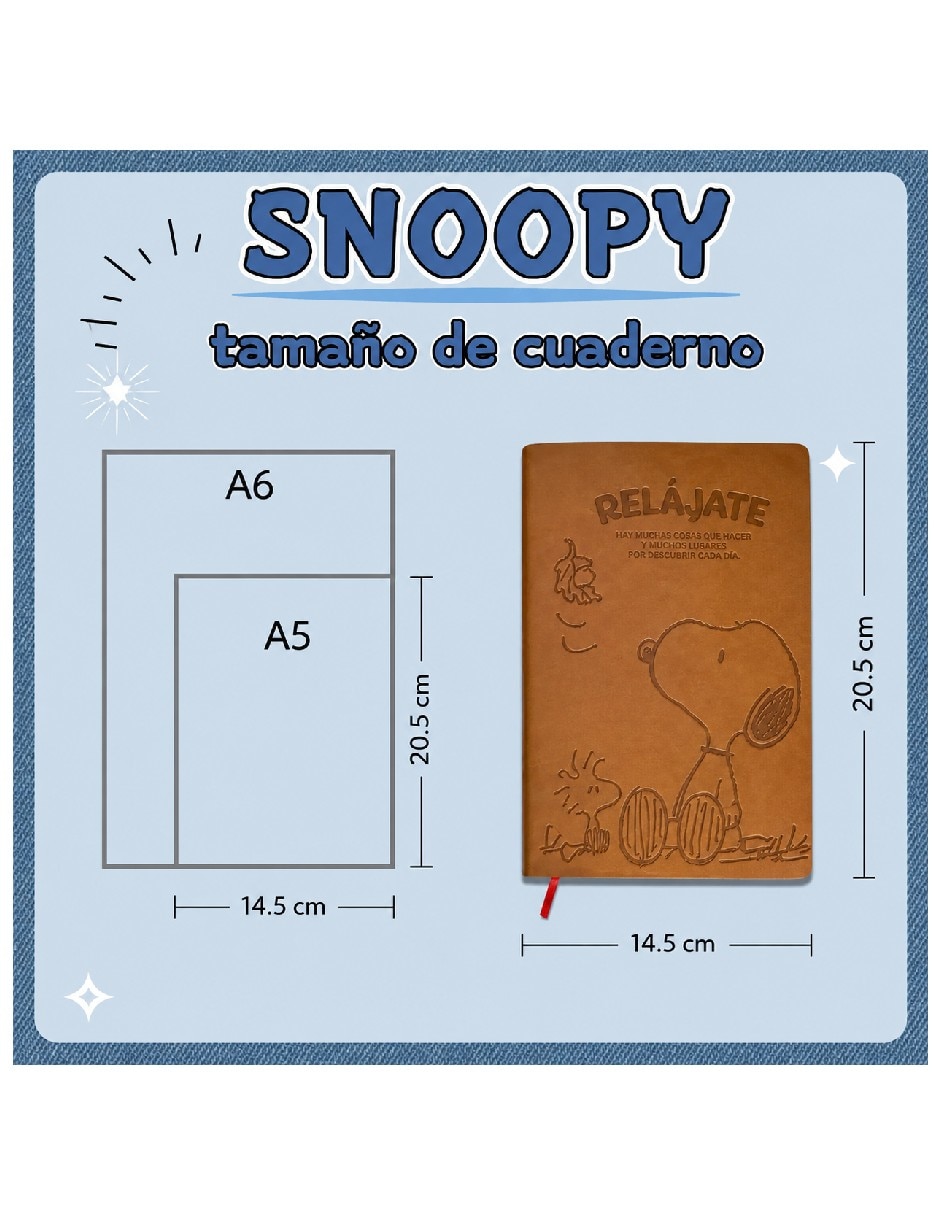 Libreta Genérica Snoopy