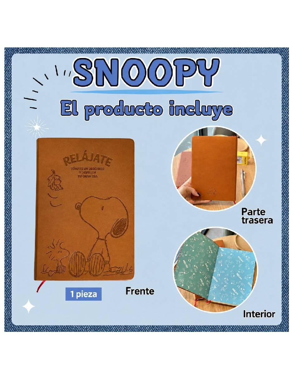 Libreta Genérica Snoopy