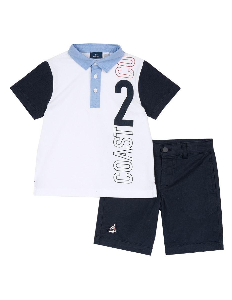 Conjunto casual my chicco de algodón para infantil niño Conjunto casual my chicco de algodón para infantil niño