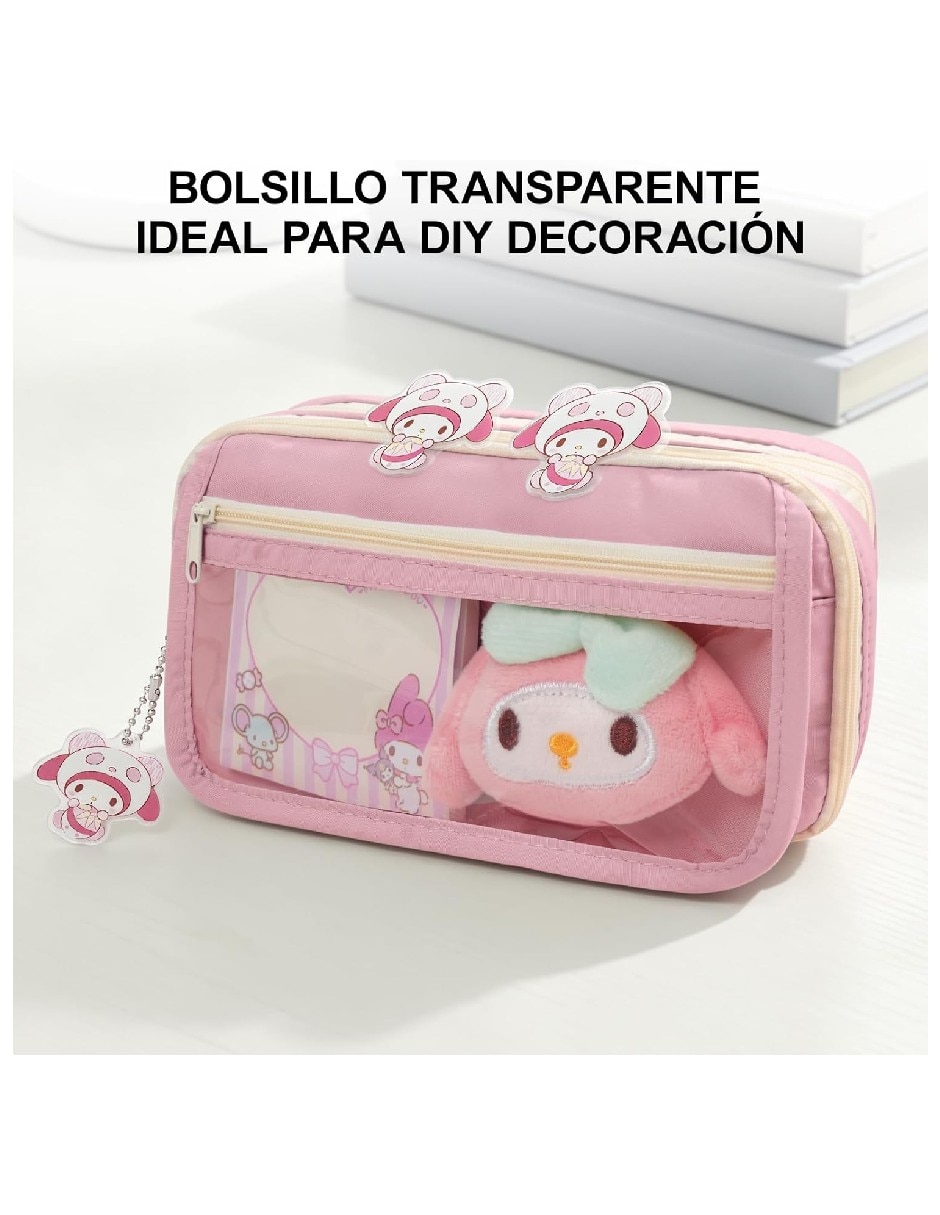 Lapicera Genérica Kuromi, Hello Kitty, My Melody y Cinnamoroll para niña