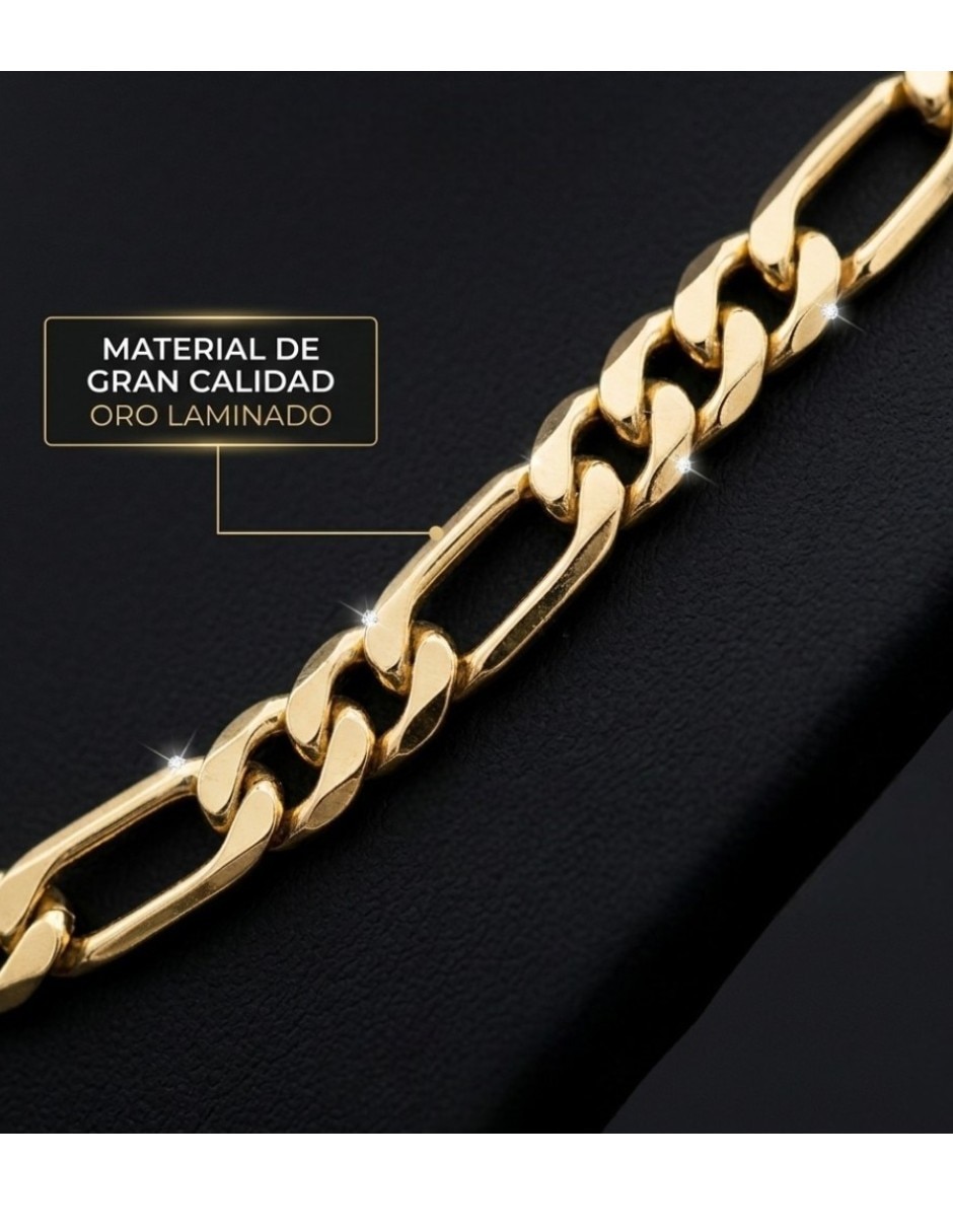 Cadena de eslabones unisex de oro laminado 14 K 2