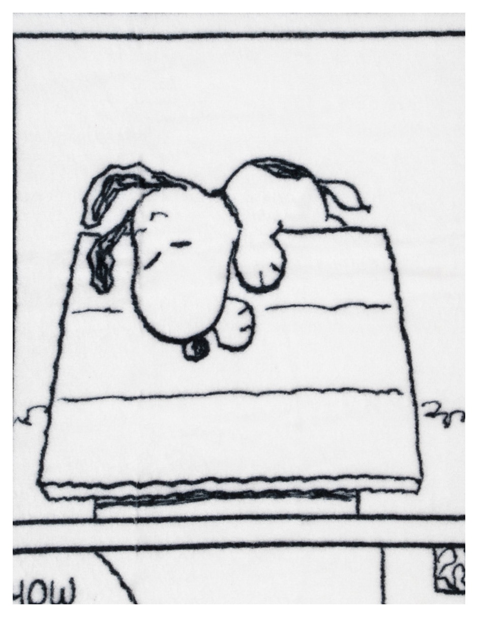 Frazada clásica de tejido suave Snoopy 2