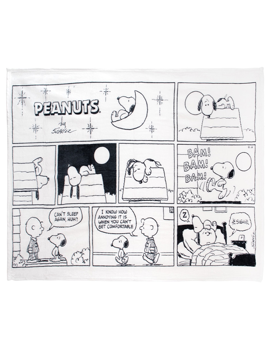 Frazada clásica de tejido suave Snoopy 4