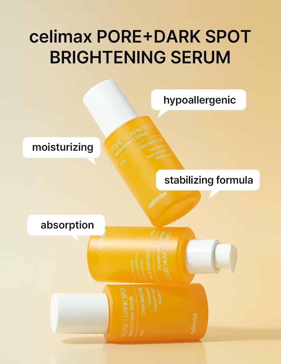 Sérum facial Pore + Dark Spot Brightening de todo tipo de piel 6