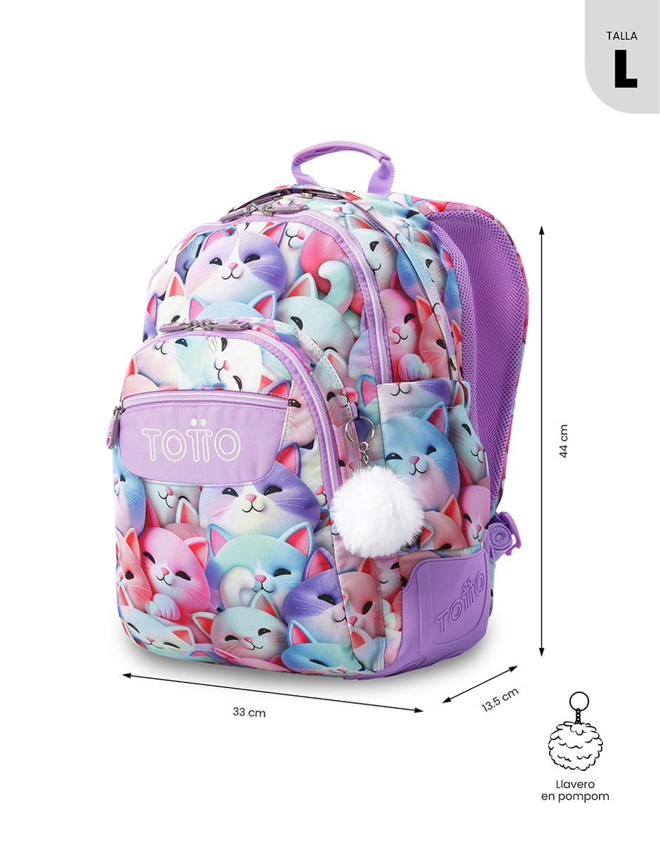 Mochila escolar Rayol impermeable para niña 7